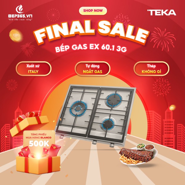 Bếp gas Teka EX/60.1 3G AI AL DR CI