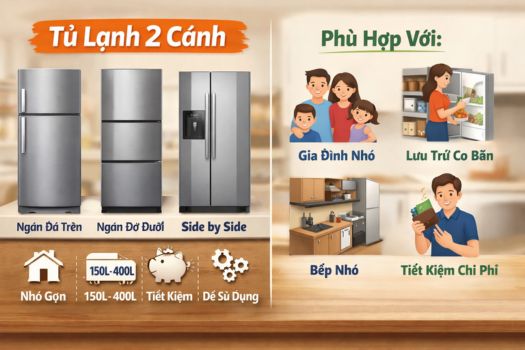 Tủ lạnh 2 cánh