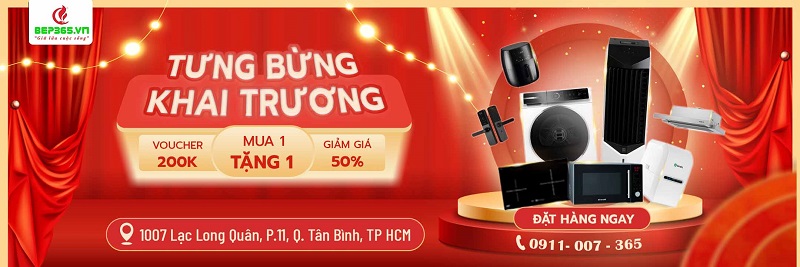 [Sự kiện HOT tháng 7] Chính thức khai trương Showroom Bếp 365 Tân Bình - TP. HCM