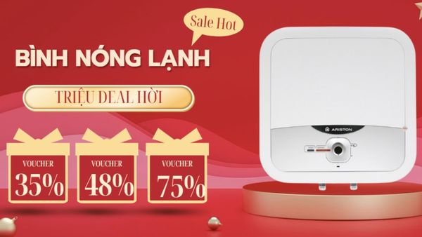 Sale cuối năm bình nóng lạnh