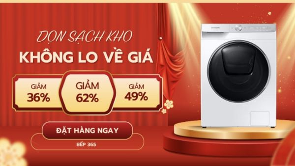 Sale cuối năm máy giặt