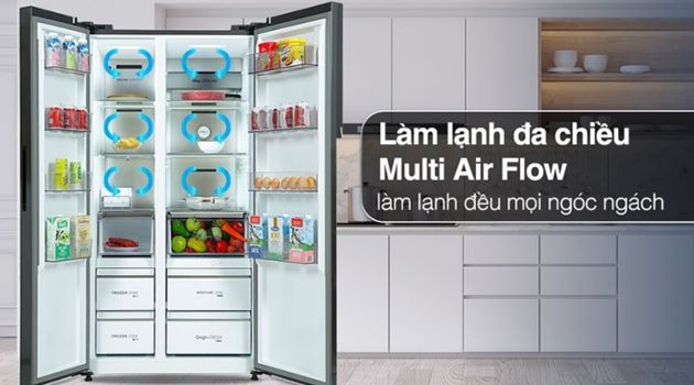 Công nghệ làm lạnh đa chiều MultiAirflow
