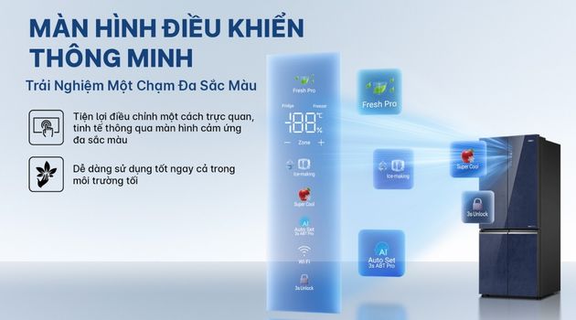 bảng điều khiển cảm ứng