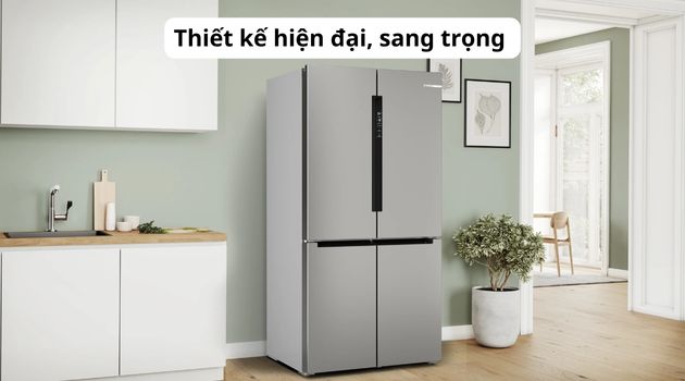 thiết kế của tủ lạnh Bosch theo phong cách sang trọng, hiện đại