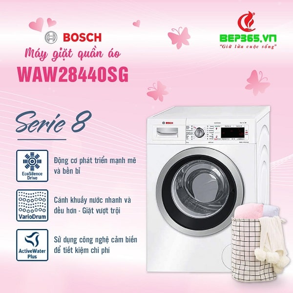 Máy giặt Bosch WAW28440SG - Giảm ngay 29%