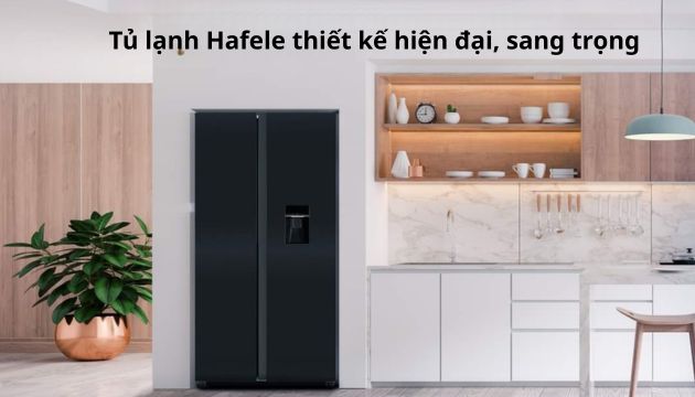 Tủ lạnh Hafele thiết kế hiện đại, sang trọng