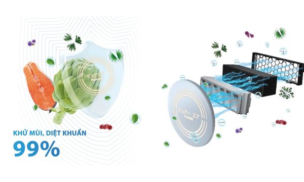 Những công nghệ khử mùi, diệt khuẩn trên tủ lạnh Toshiba