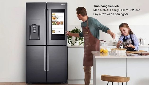 Các tính năng tiện ích có trên tủ lạnh Samsung