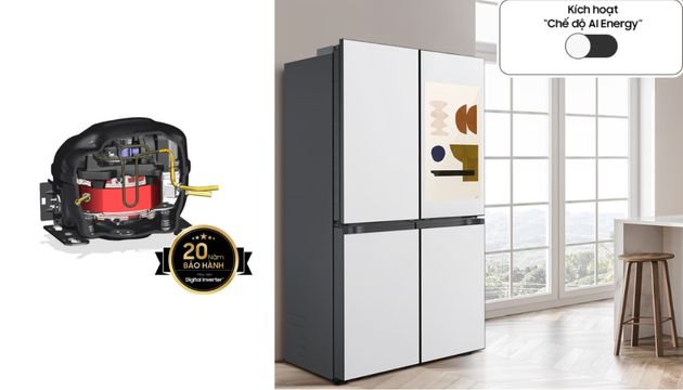 Khả năng tiết kiệm điện của tủ lạnh Samsung