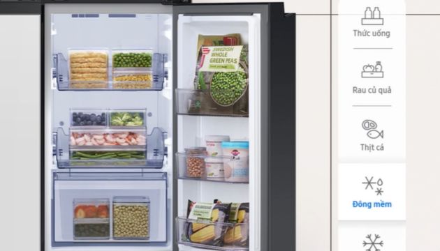Đánh giá khả năng bảo quản thực phẩm của tủ lạnh Samsung