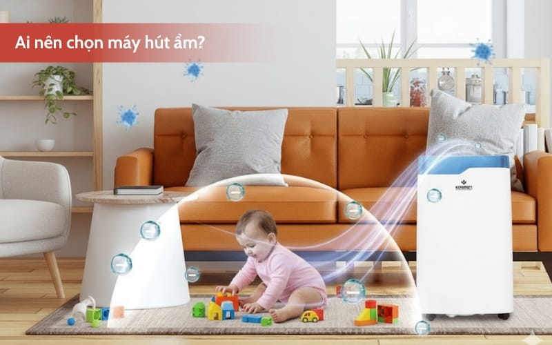 ai nên chọn máy hút ẩm