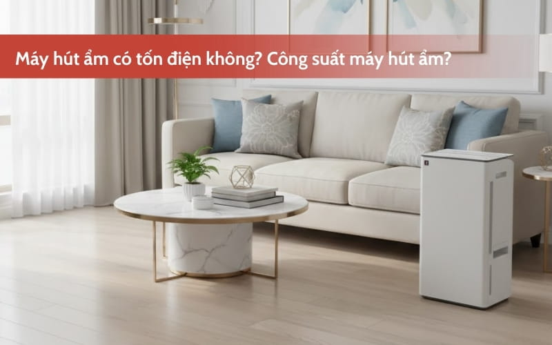 máy hút ẩm có tốn điện không
