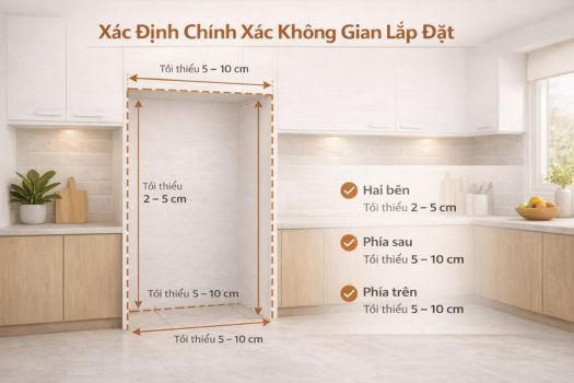 Xác định chính xác không gian lắp đặt