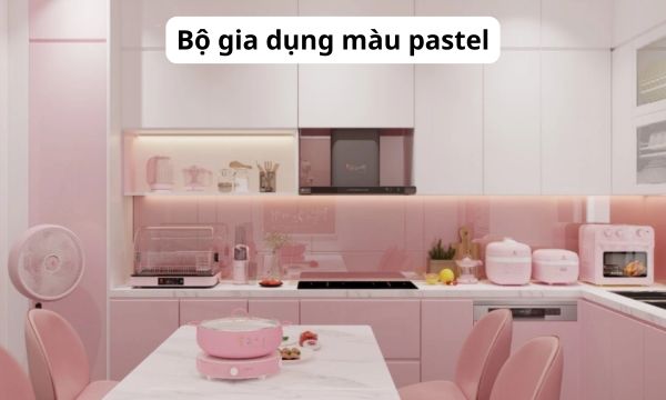 Bộ gia dụng màu pastel