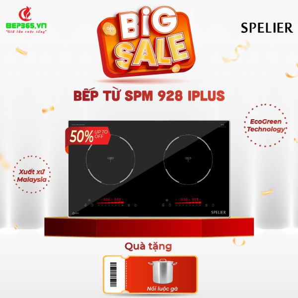 BẾP TỪ ĐÔI SPELIER SPM – 928I PLUS