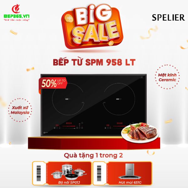 Bếp Từ Đôi Spelier SPM-958LT