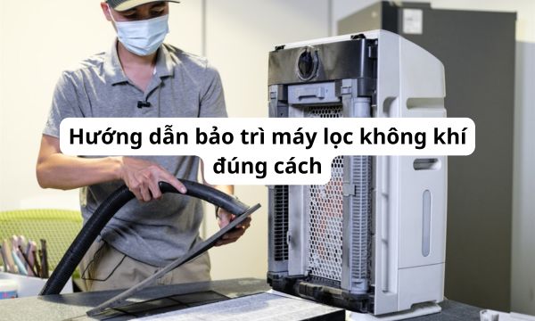 Hướng dẫn bảo trì máy lọc không khí