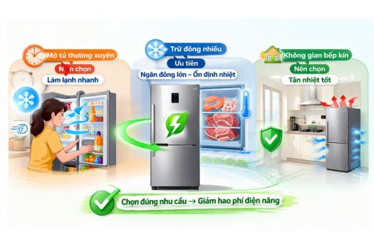 Cân nhắc nhu cầu sử dụng và thói quen sinh hoạt