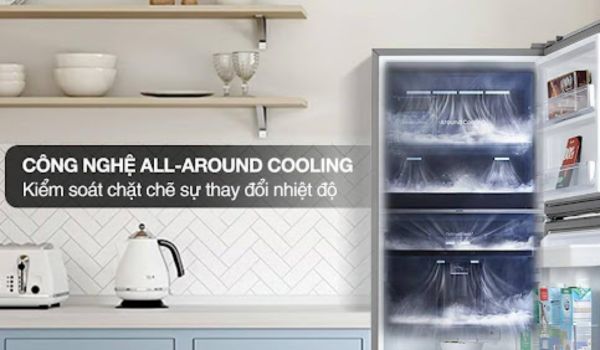 Cơ chế hoạt động của công nghệ làm lạnh vòm All - around tủ lạnh samsung