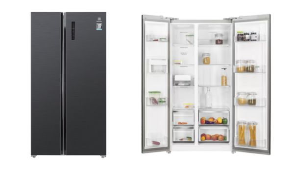 Tủ lạnh Side by side 505 lít Inverter UltimateTaste 700 - Đen Matt ESE5401A-BVN