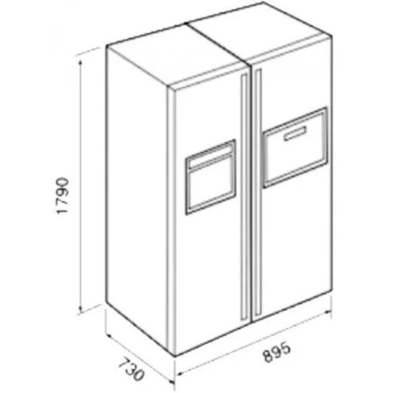 Tủ Lạnh TEKA NFD 680 Black