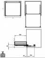 Kích thước Bộ rổ chén đĩa CUCINA CAPPELLA 549.08.147 800mm Inox 304