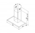 Kích thước Máy hút khói khử mùi Malloca THETA K1520