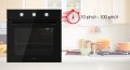 chức năng hẹn giờ Lò nướng âm tủ Malloca MOV-726 MC