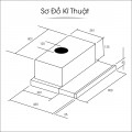 Kích thước Máy hút mùi âm tủ telescopic 60cm Rosieres RHT6300 LIN