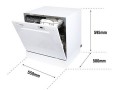 Kích thước Máy rửa bát Kocher KDEU-8838