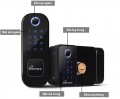 Khóa cửa cổng sắt chống nước Demax SL602 WP APP Bluetooth