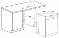 kích thước Máy rửa bát Lorca TA 918DWB