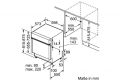 Kích thước Máy rửa bát Bosch SMI6ZCS00E