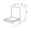 Kích thước MÁY RỬA BÁT HAFELE HDW-F60EB 538.21.310