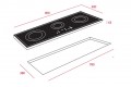 Kích thước Bếp điện vitroceramic Teka TRC 83631 TCS 112530000