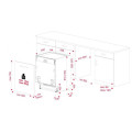 Kích thước máy rửa bát âm toàn phần Teka DW DFI 76950 220 50 WH 114260004