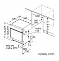 Bosch SMI4HVS33E - kích thước
