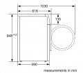 Kích thước Máy giặt Bosch WAJ20170ME