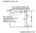 Kích thước 1 Lò nướng Bosch HBS573BS0B