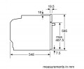 Kích thước 2 Lò nướng Bosch HBG633BS1B