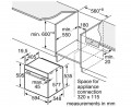 Kích thước Lò nướng Bosch HBG633BS1B