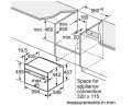 Kích thước 1 Lò nướng Bosch CSG656RB7