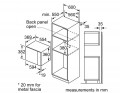 Kích thước 3 Lò vi sóng Bosch BEL554MS0K