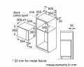 Kích thước 2 Lò vi sóng Bosch BEL554MS0K