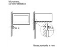 Kích thước Lò vi sóng Bosch BEL554MS0K