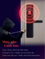chức năng cảnh báo Khóa cửa điện tử chống nước Demax SL606 BL App Wif