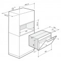 kích thước Lò nướng De Dietrich DOP7350X