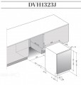 kích thước Máy rửa bát De Dietrich DVH1323J