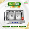 Combo Chậu rửa bát Bosch Blanco LEMIS 8-IF Chrome 237372 + Vòi rửa bát Blanco MILI Chrome