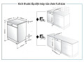 lắp đặt Máy rửa chén độc lập Beko DTC36810S